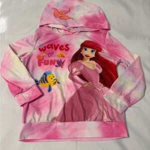 5/$25 Disney Little Mermaid Pink Hoodie for Kids